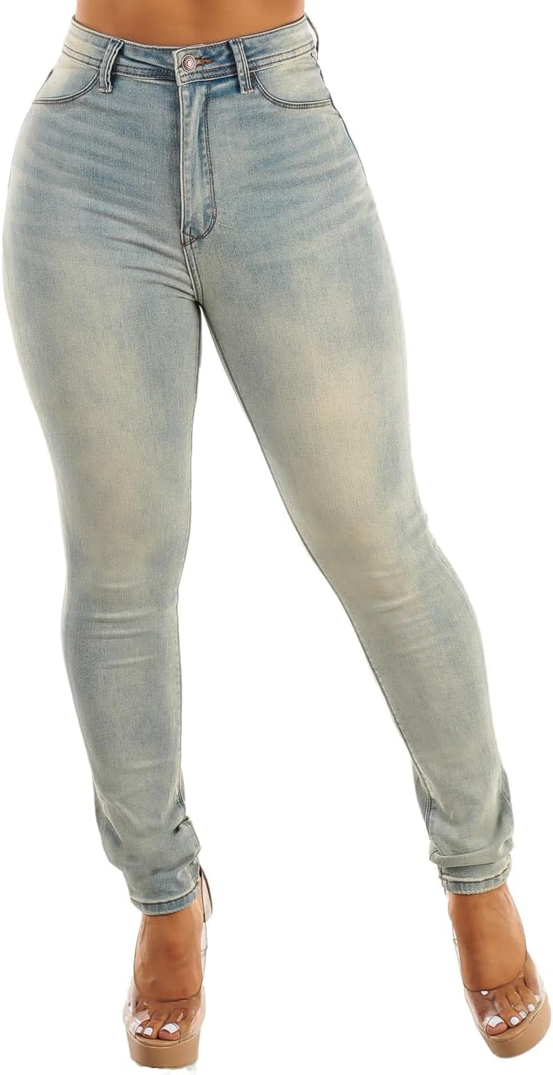 Ultra High Waisted Jeans for Women - Skinny Jeans - Stretchable Slim Fit Jeans